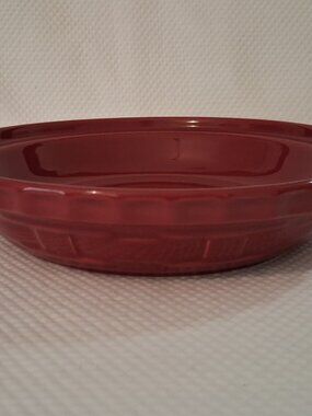Longaberger Woven Traditions 10.5” Pie Plate Paprika